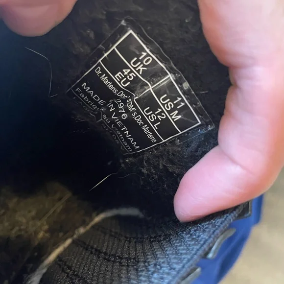 Dr. Martins 2976 fur lined Chelsea boot M11 W12 - Picture 5 of 6